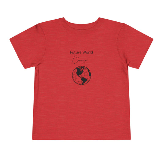 Toddler Short Sleeve Tee-World Changer