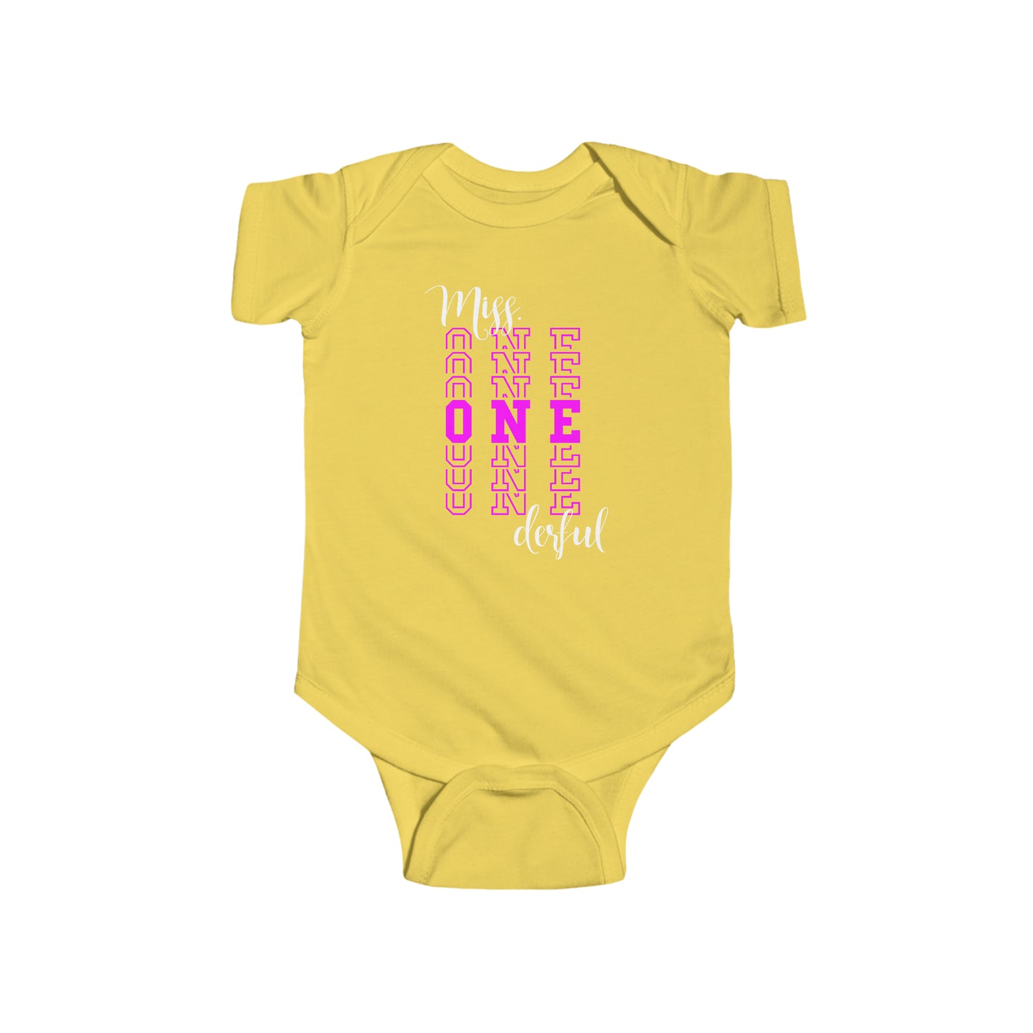 Infant Fine Jersey Bodysuit- Miss 1derful