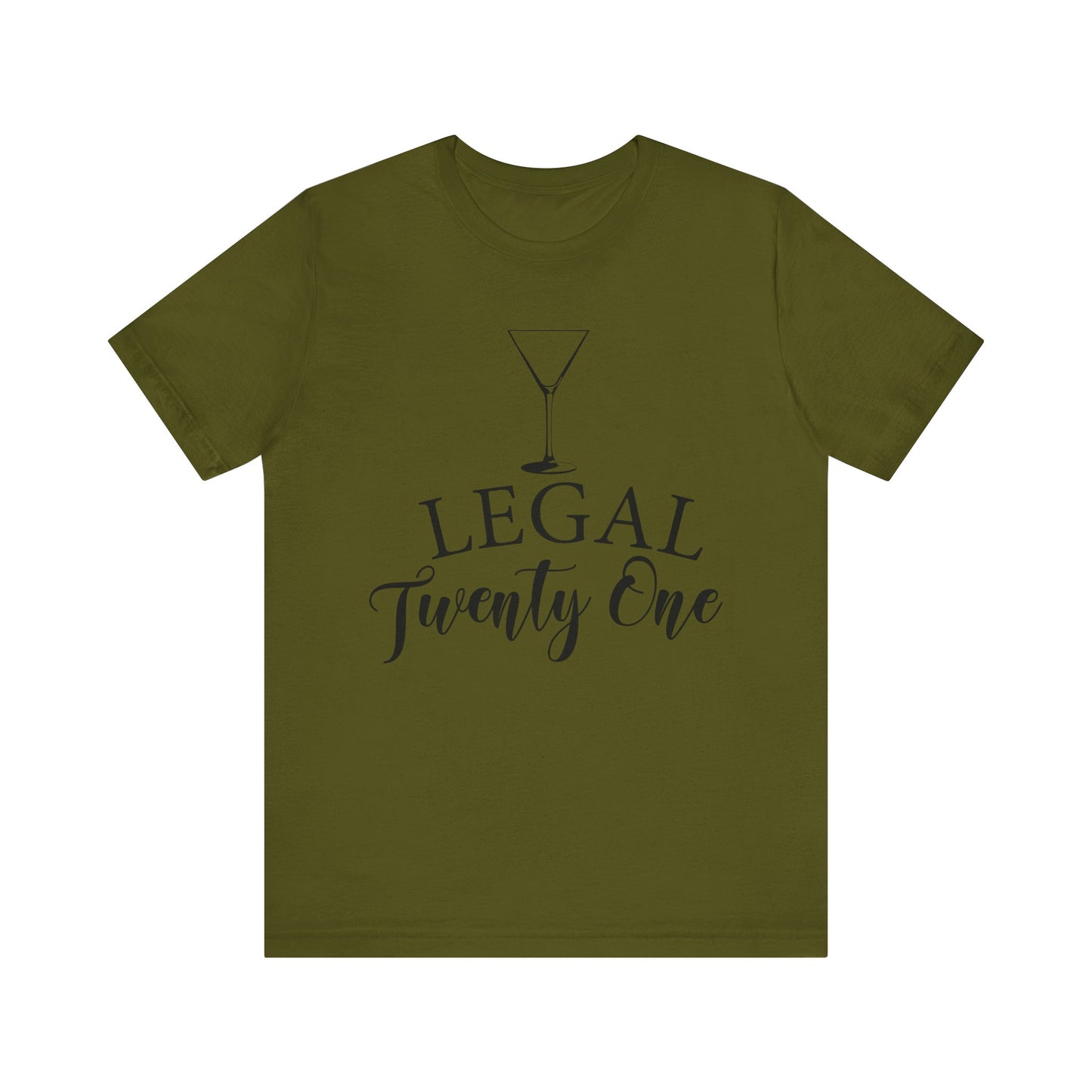 Unisex Jersey Short Sleeve Tee- Legal 21