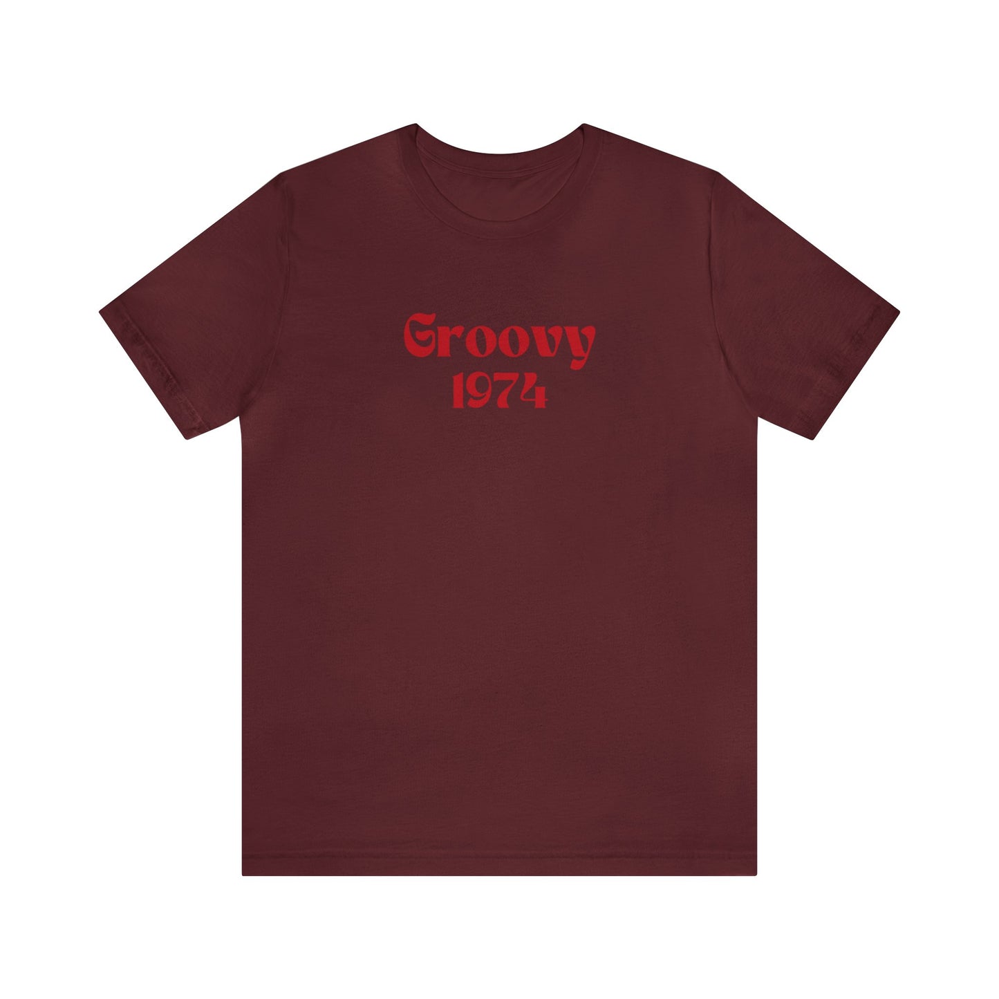 Unisex Jersey Short Sleeve Tee- Groovy 1974