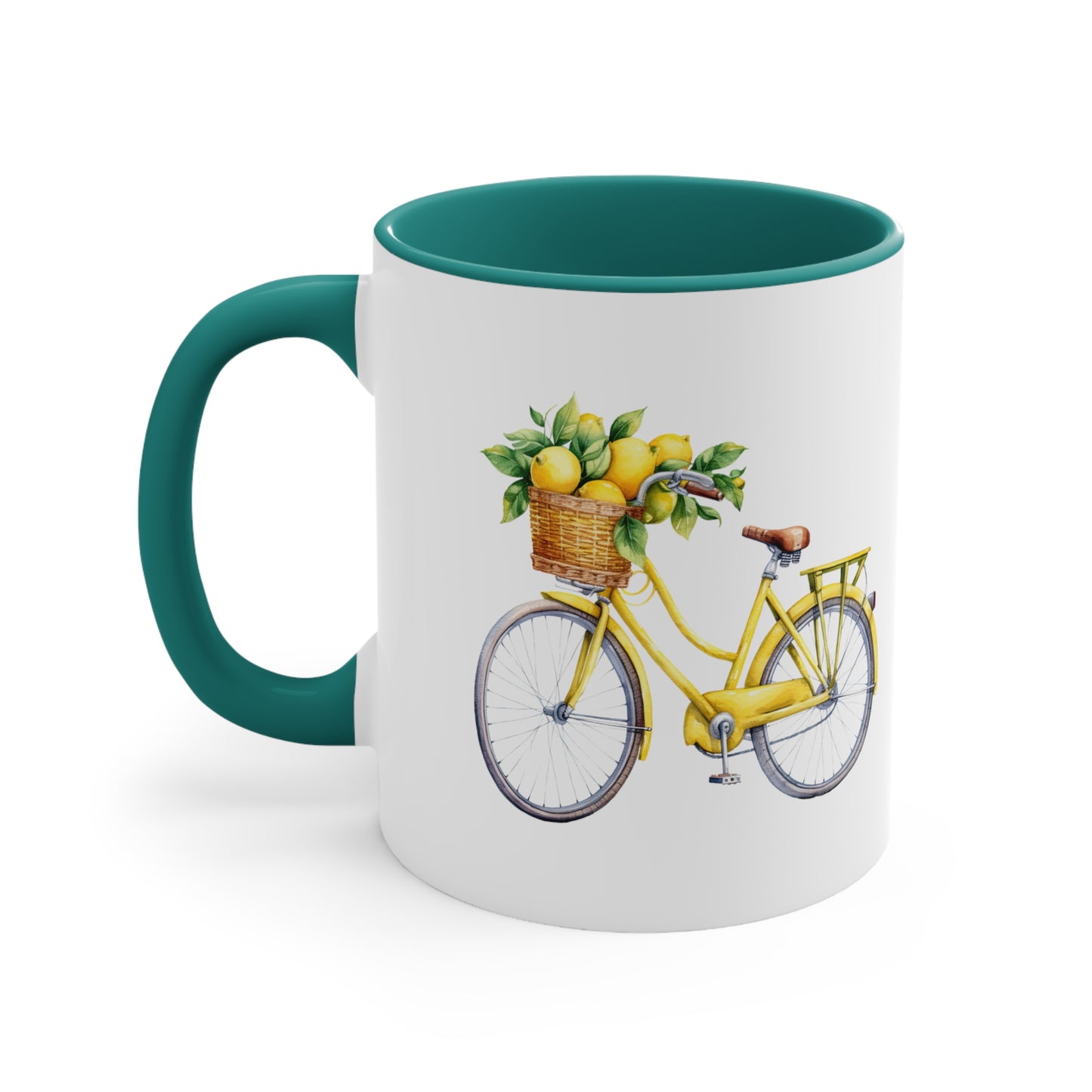 11oz Accent Mug Lemons and Bike