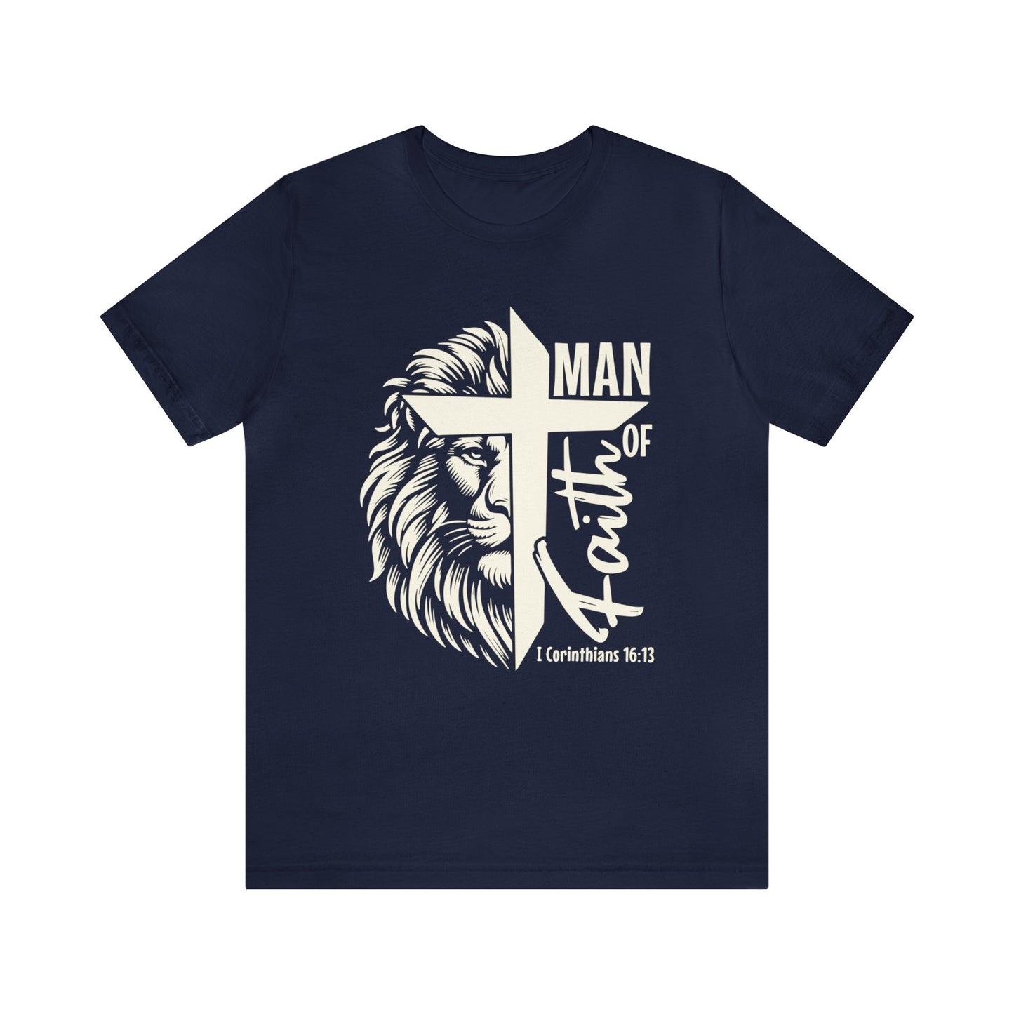 Unisex Jersey Short Sleeve Tee - Man of Faith