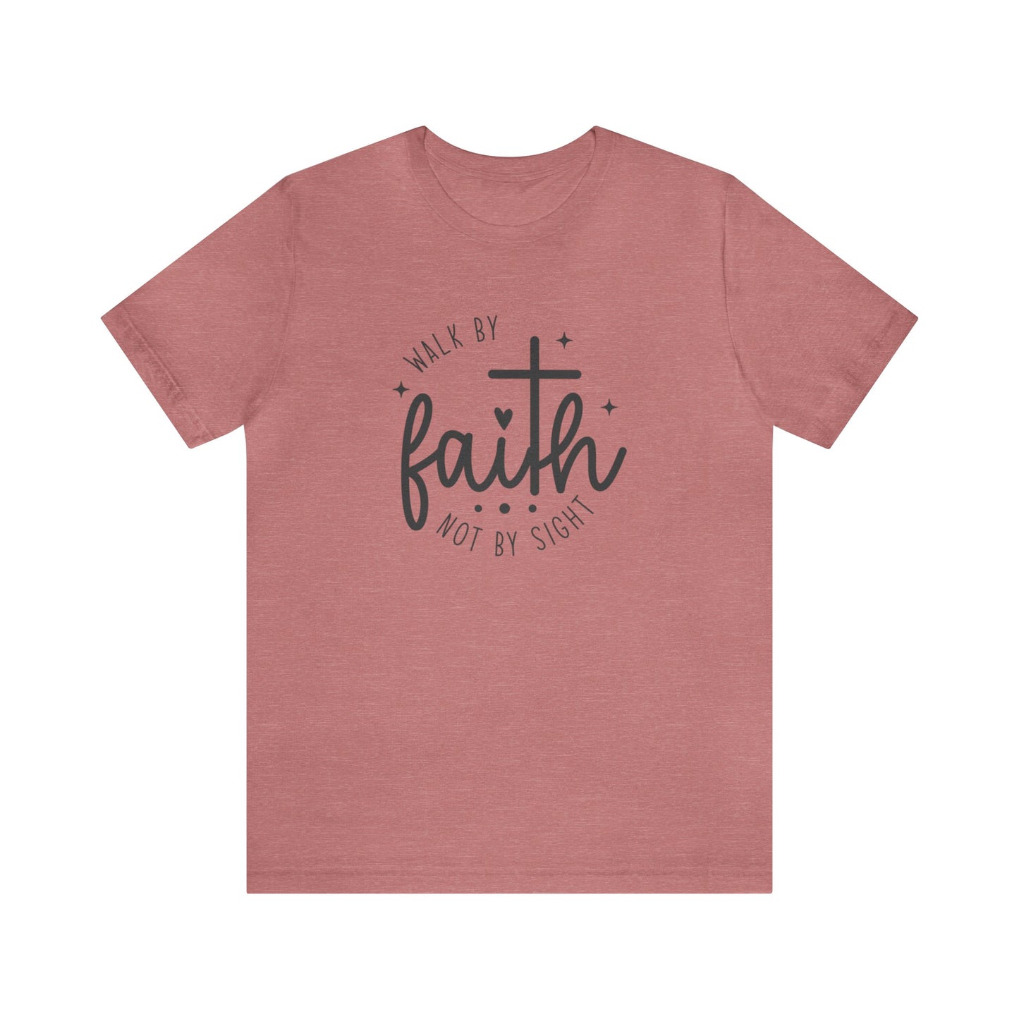 Unisex Jersey Short Sleeve Tee- Walk by Faith