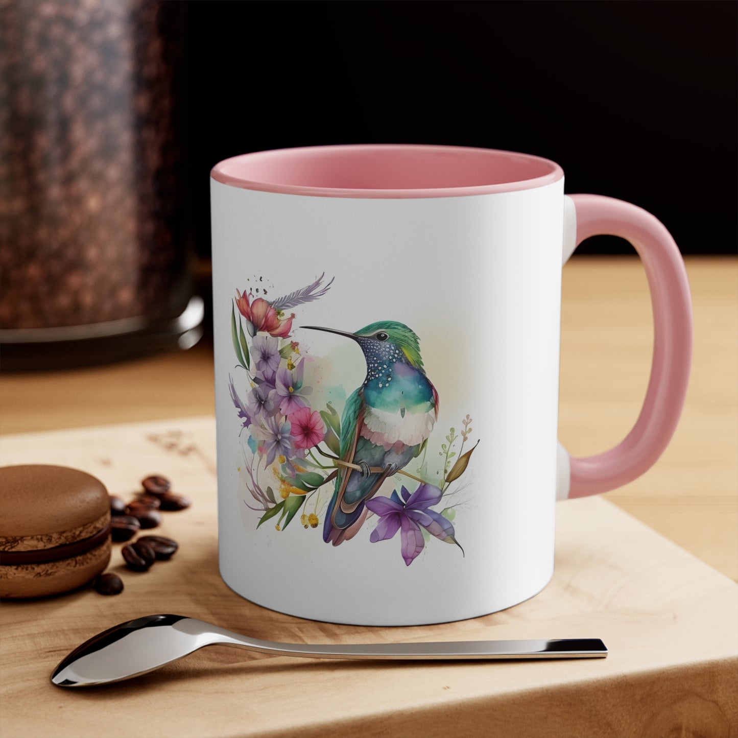 11oz Accent Mug- Hummingbird