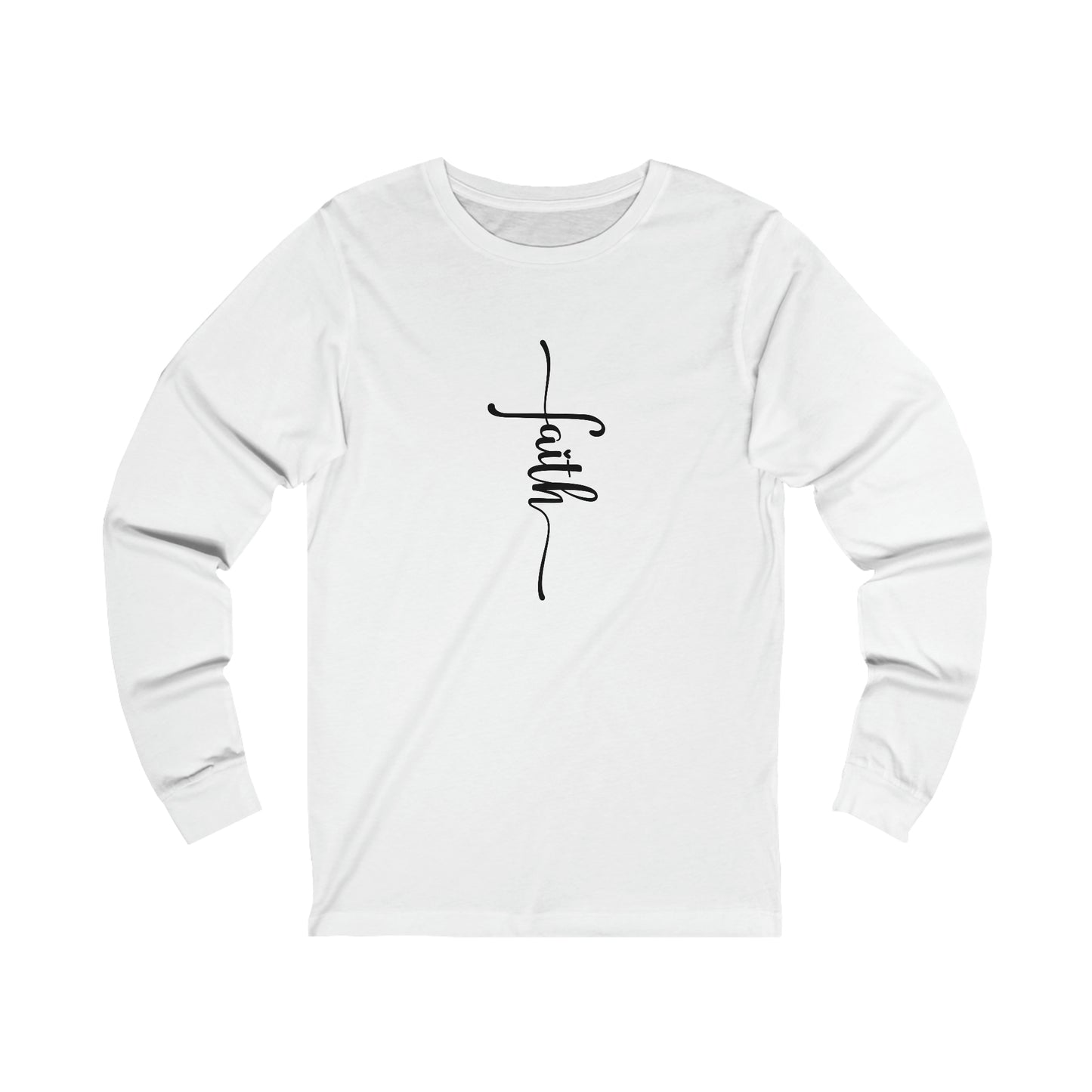 Unisex Jersey Long Sleeve Tee- He has my back