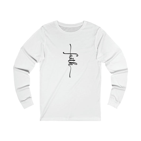 Unisex Jersey Long Sleeve Tee- He has my back