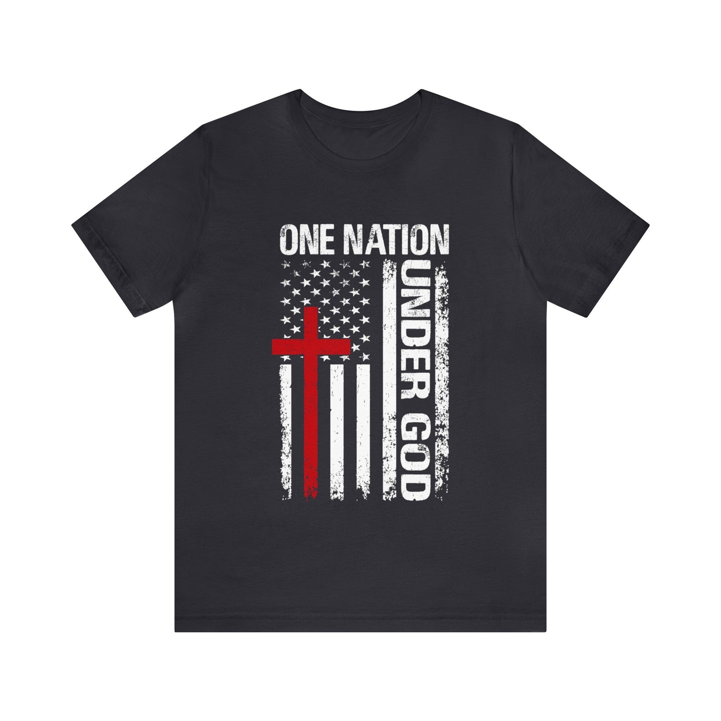 Unisex Jersey Short Sleeve Tee- One Nation Under God