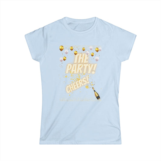 Women's Softstyle Tee- The Party Balloons