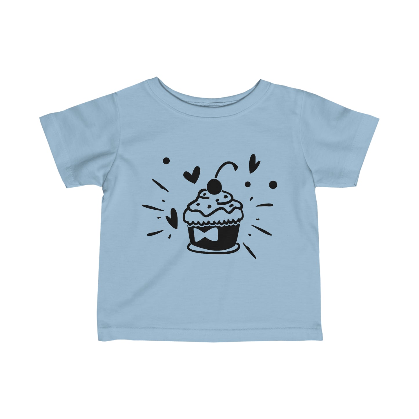 Infant Fine Jersey Tee-Cupcake