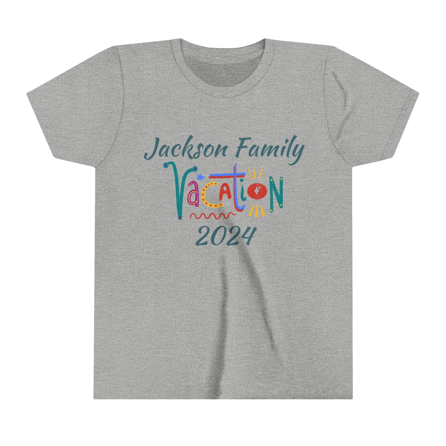 Family Vacation Youth Short Sleeve Tee