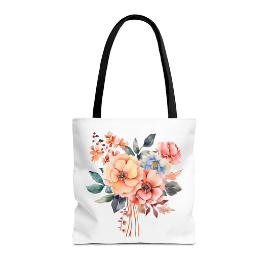 Tote Bag (AOP)Water color flowers