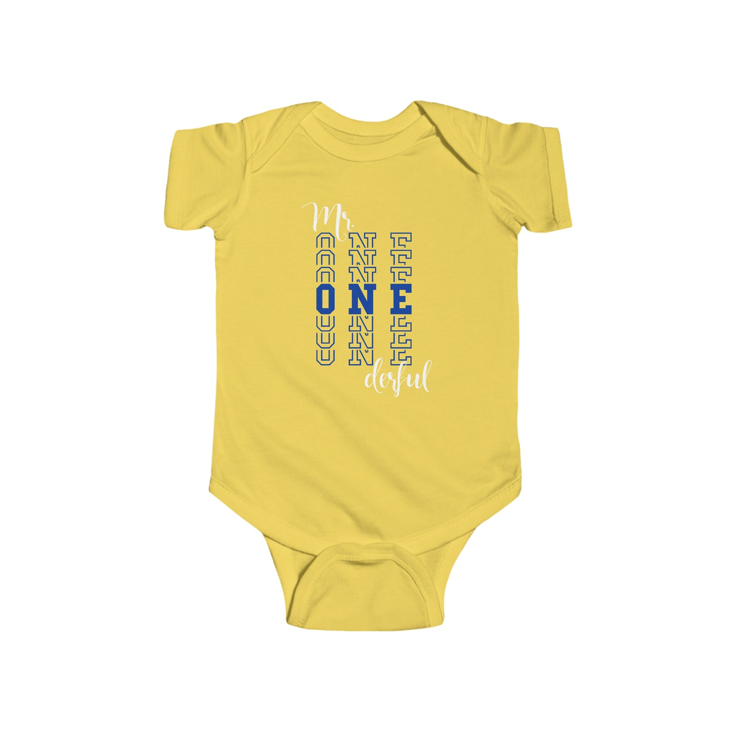 Infant Fine Jersey Bodysuit- Mr 1derful