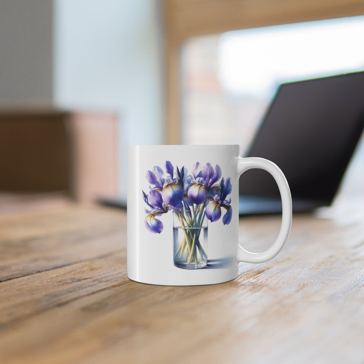 Mug 11oz- Purple Iris