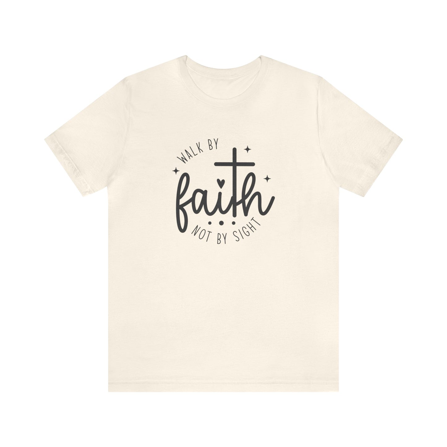 Unisex Jersey Short Sleeve Tee- Walk by Faith