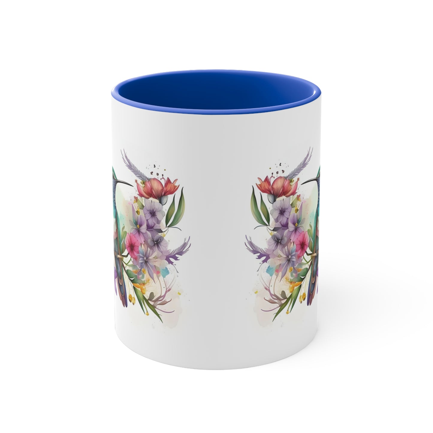 11oz Accent Mug- Hummingbird