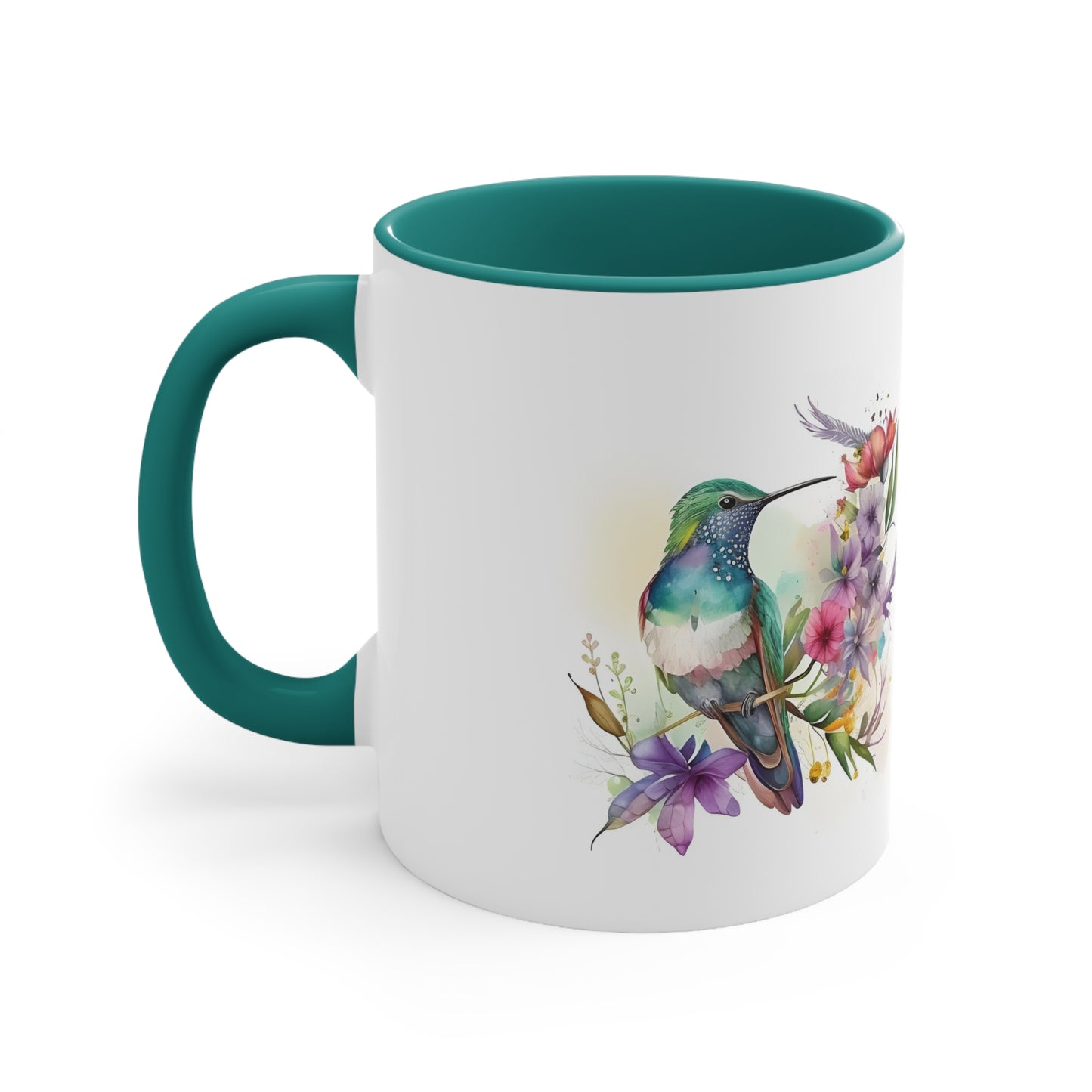 11oz Accent Mug- Hummingbird