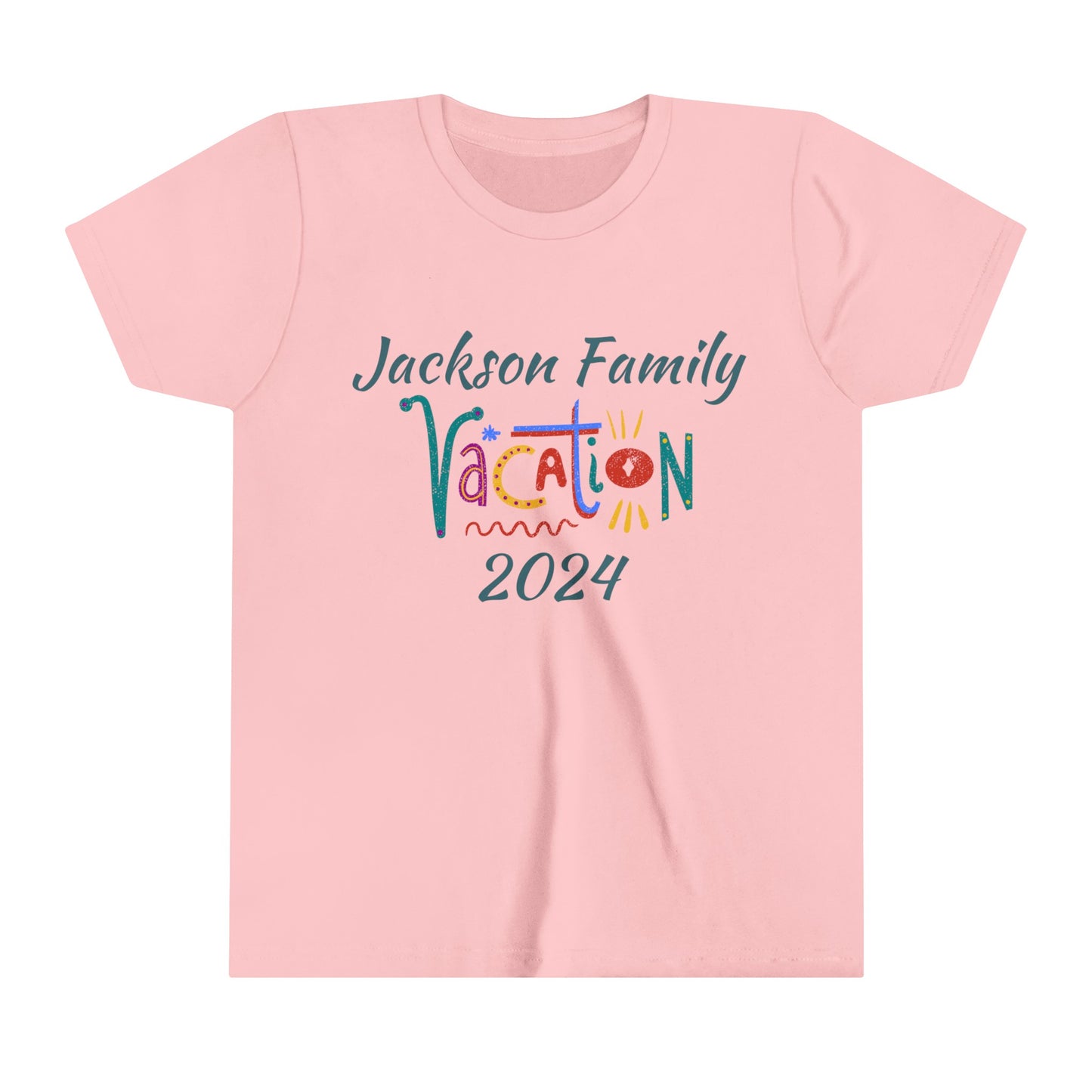 Family Vacation Youth Short Sleeve Tee