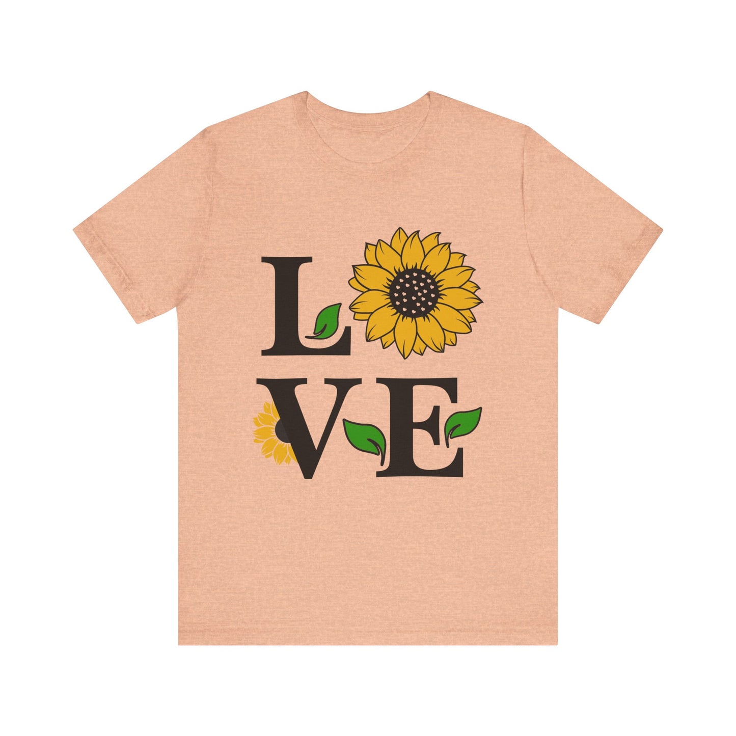 Unisex Jersey Short Sleeve Tee- Sunflower Love