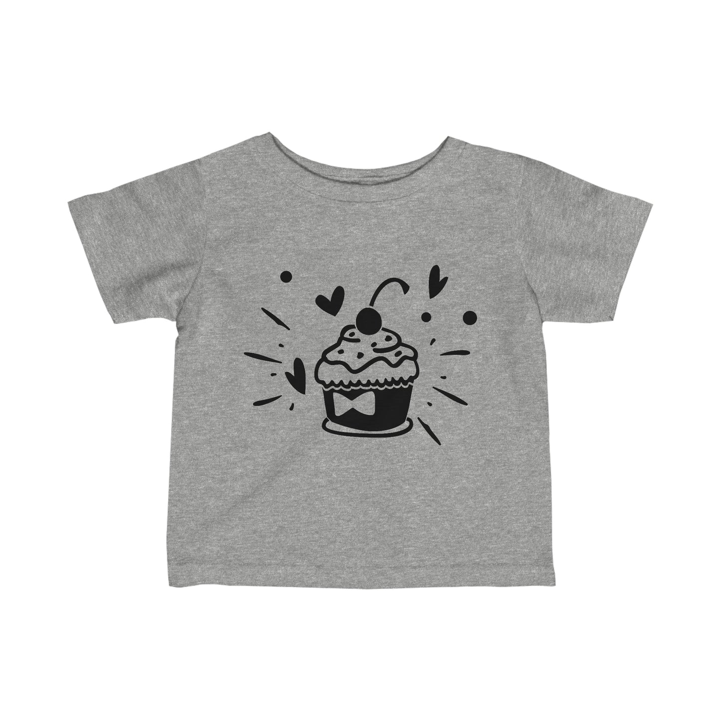 Infant Fine Jersey Tee-Cupcake