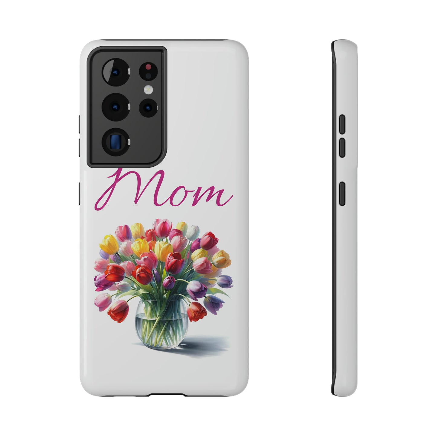 Impact-Resistant Cases- Multi color tulips for Mom