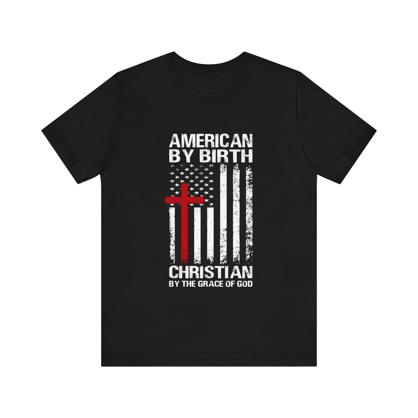 Unisex Jersey Short Sleeve Tee- American by birth