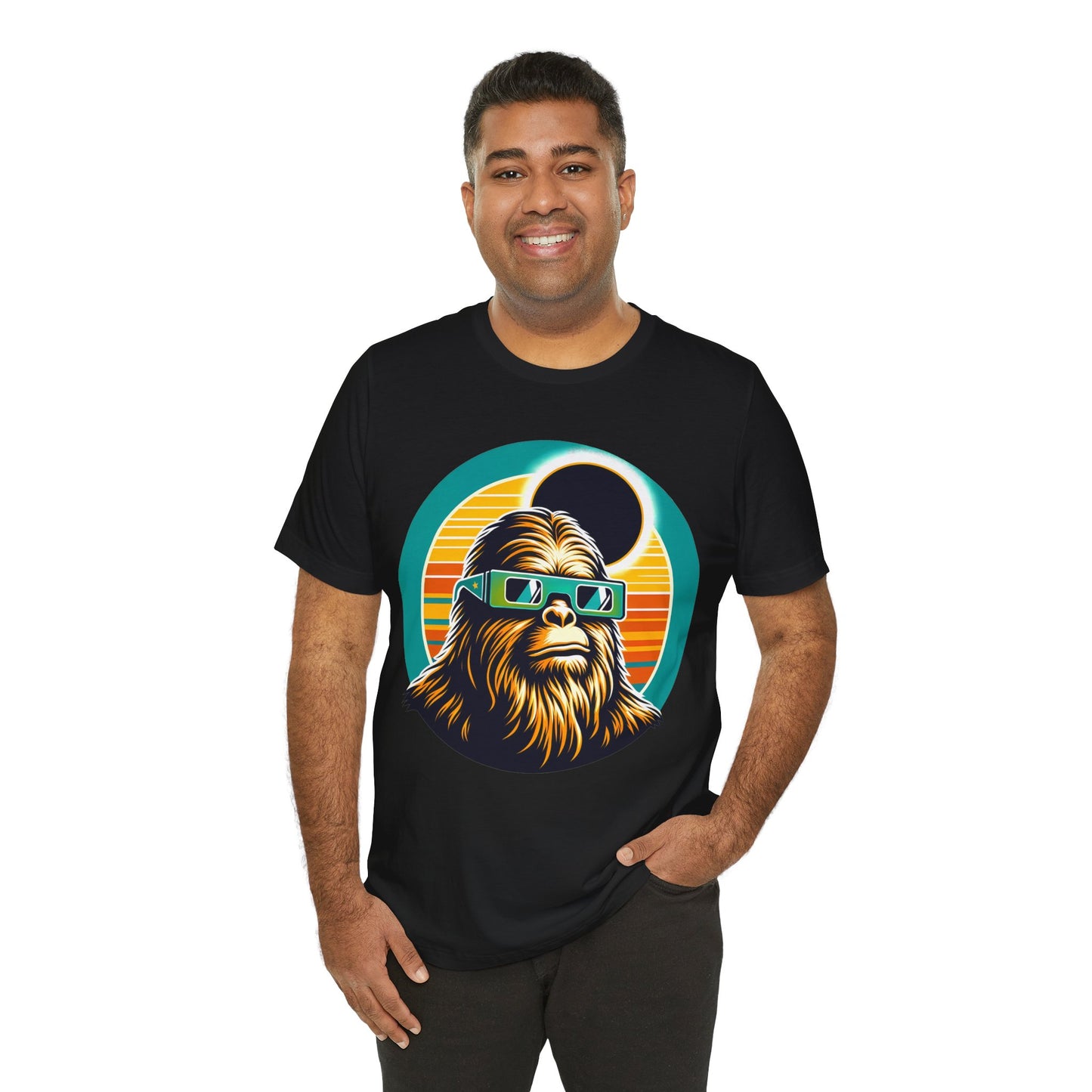 Unisex Jersey Short Sleeve Tee- Retro Bigfoot