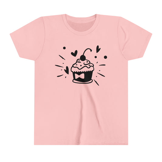 Youth Short Sleeve Tee- Cupcake