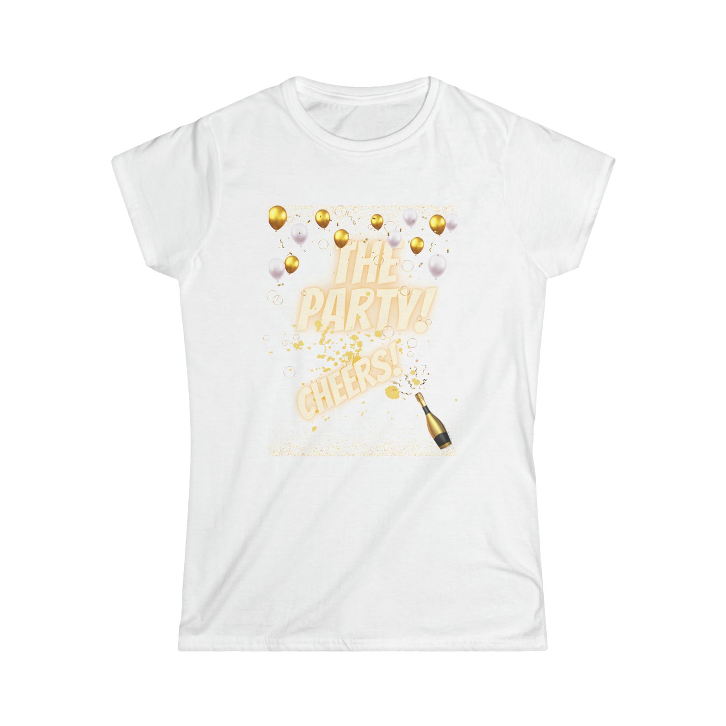 Women's Softstyle Tee- The Party Balloons