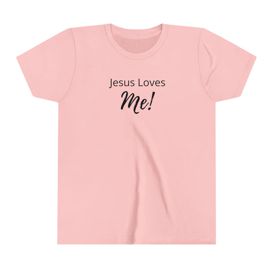 Youth Short Sleeve Tee- Jesus loves me