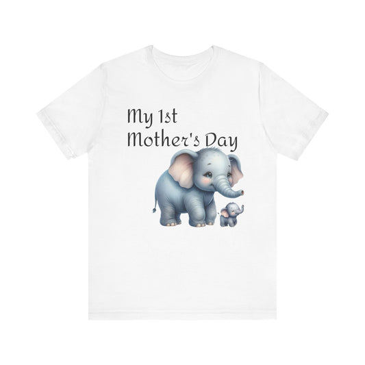 Unisex Jersey Short Sleeve Tee- 1st Mother's Day boy