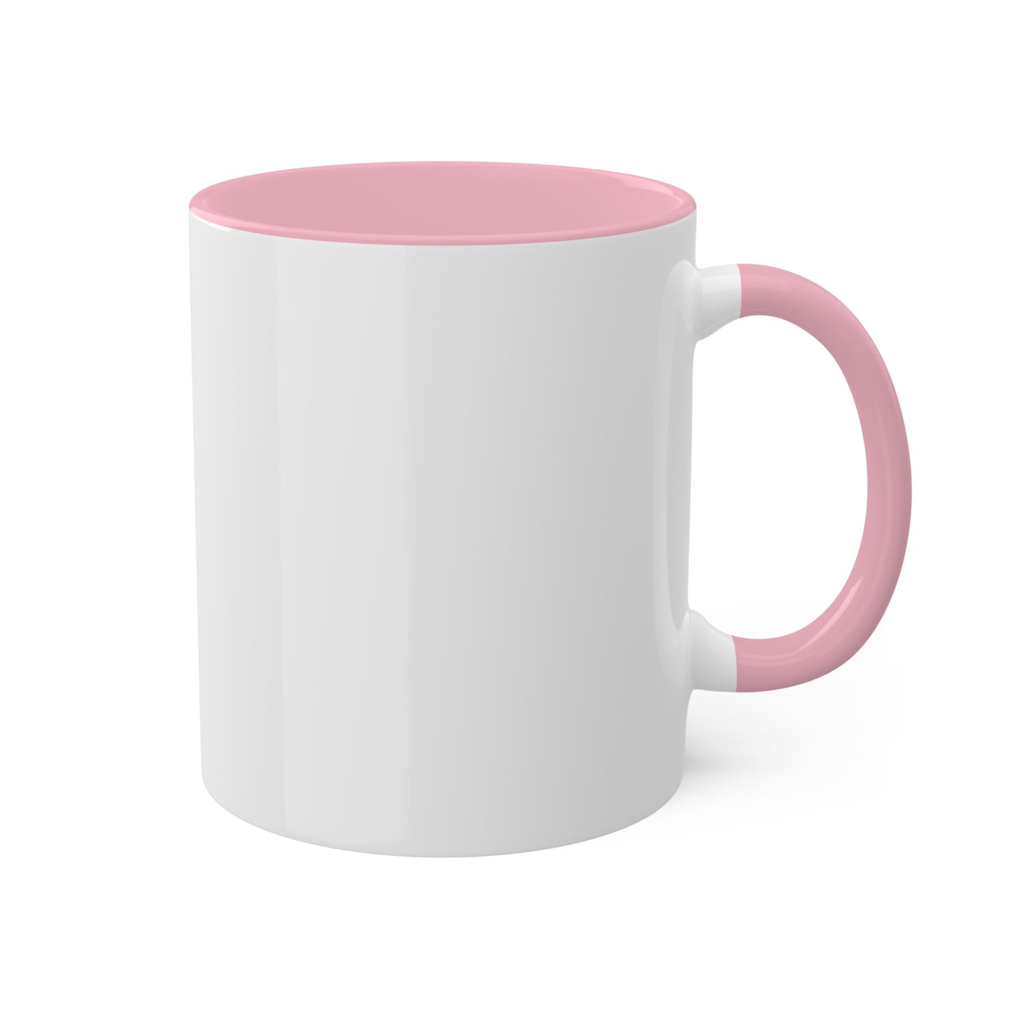 Colorful Mugs, 11oz- Pink Mom flower border