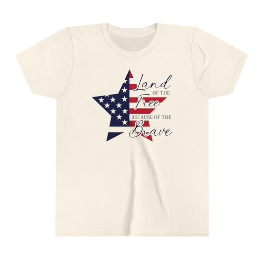 Youth Short Sleeve Tee Land of the Free