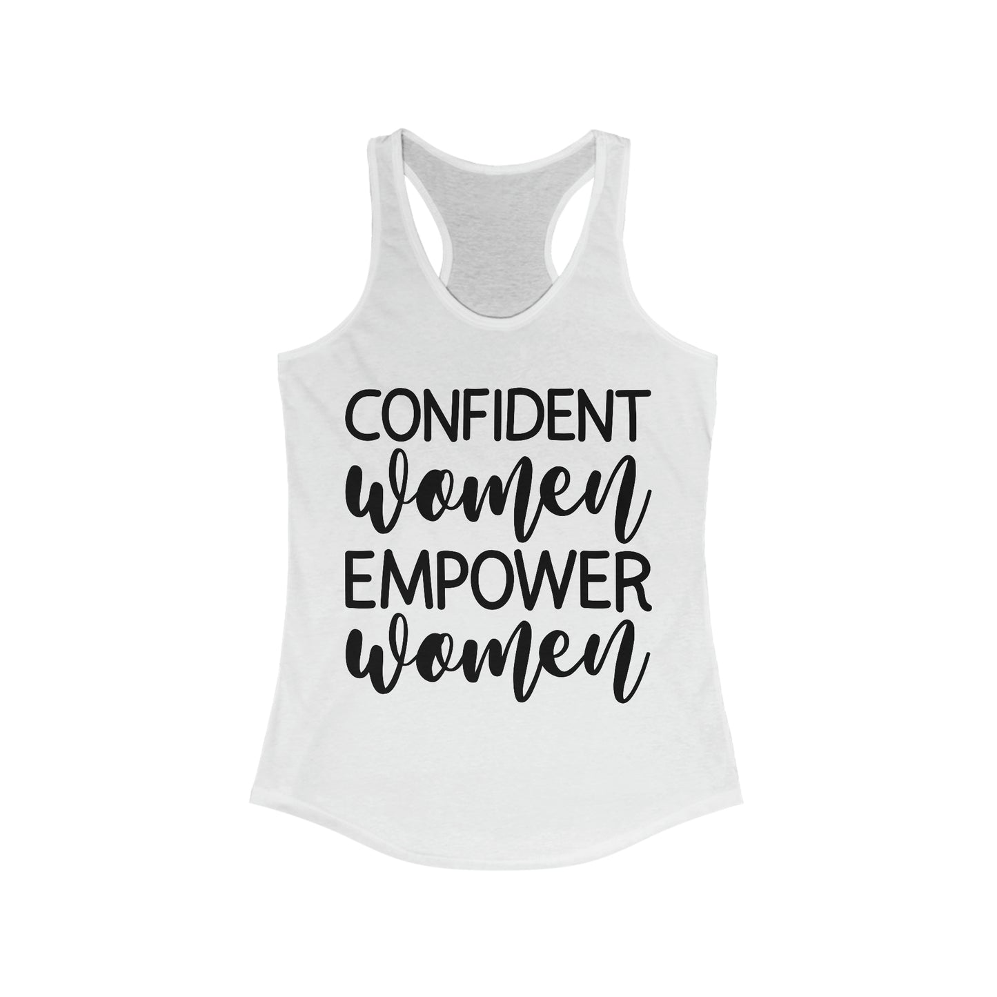 Women's Ideal Racerback Tank- Confident Women