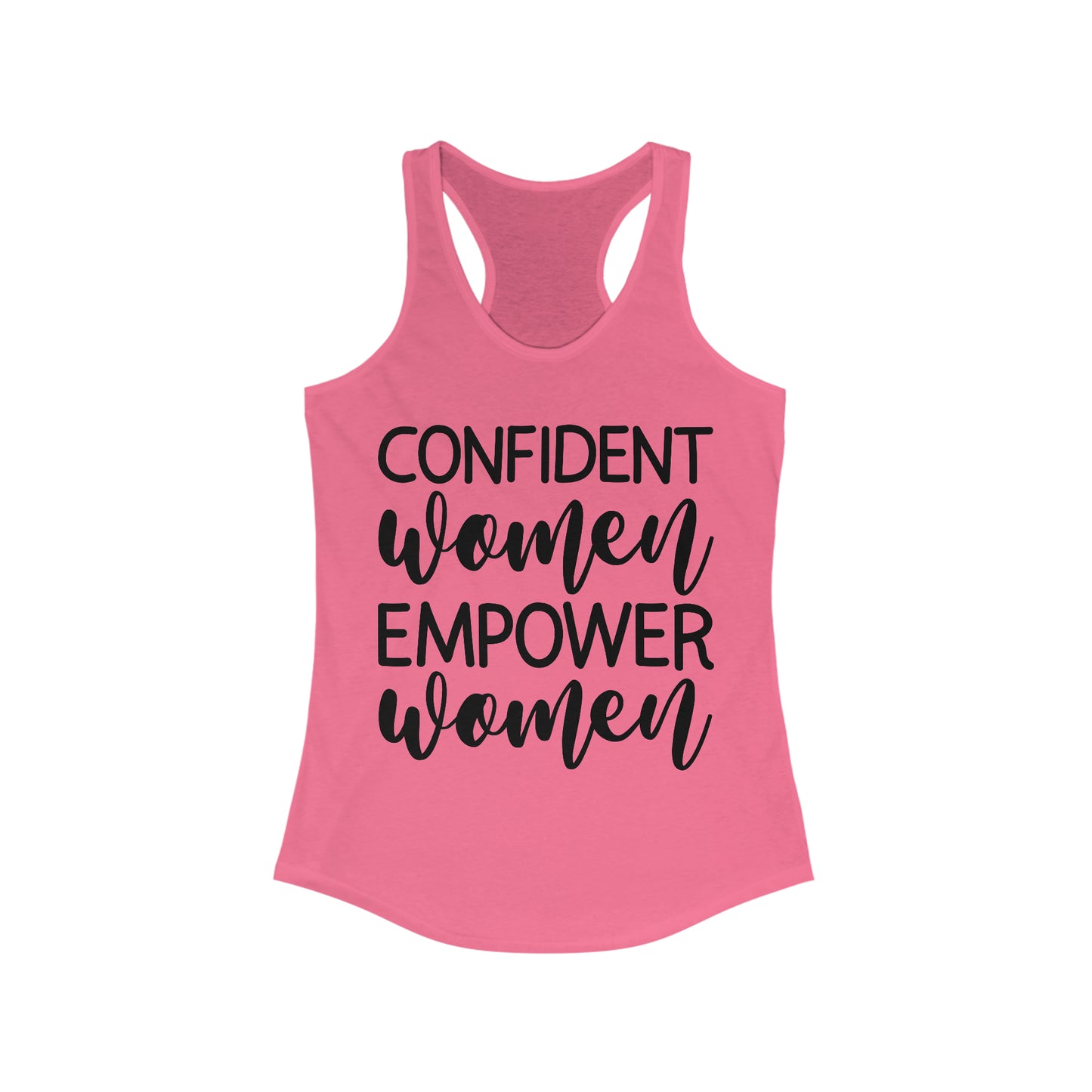 Women's Ideal Racerback Tank- Confident Women