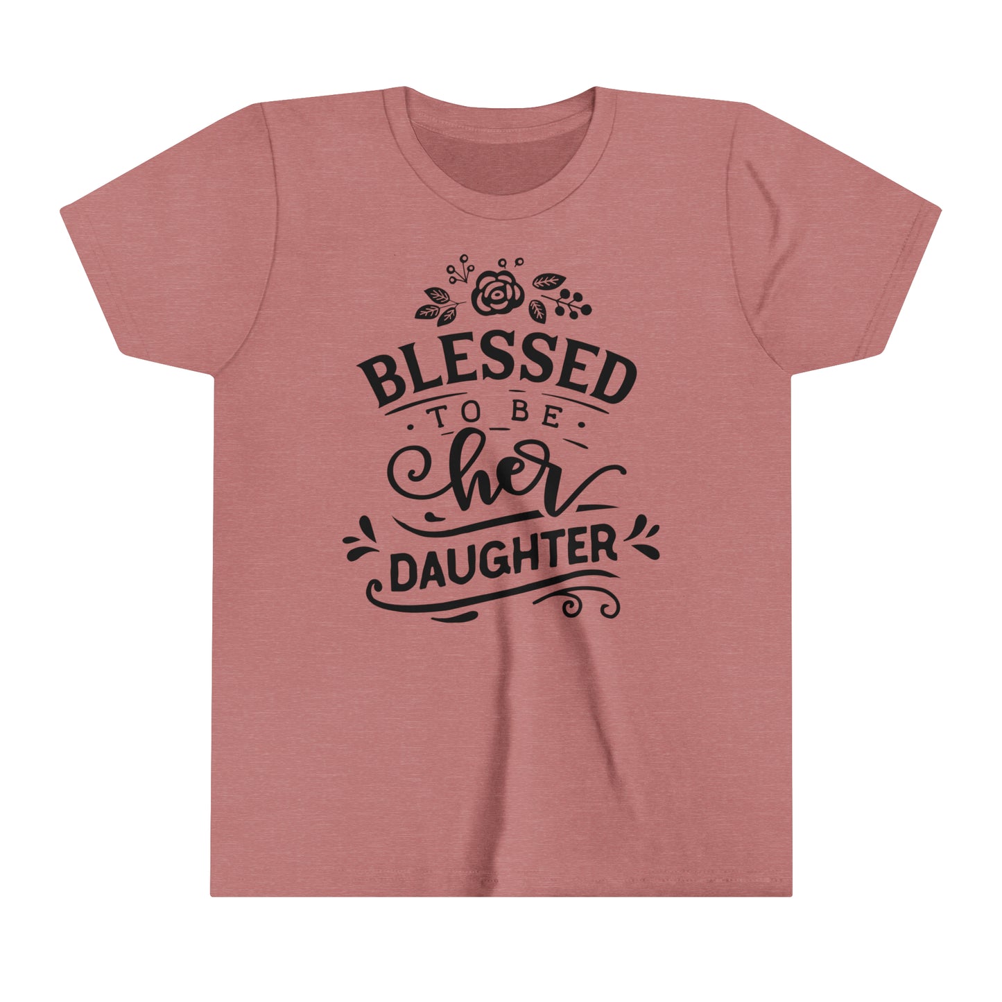 Youth Short Sleeve Tee- Blessed Daughter