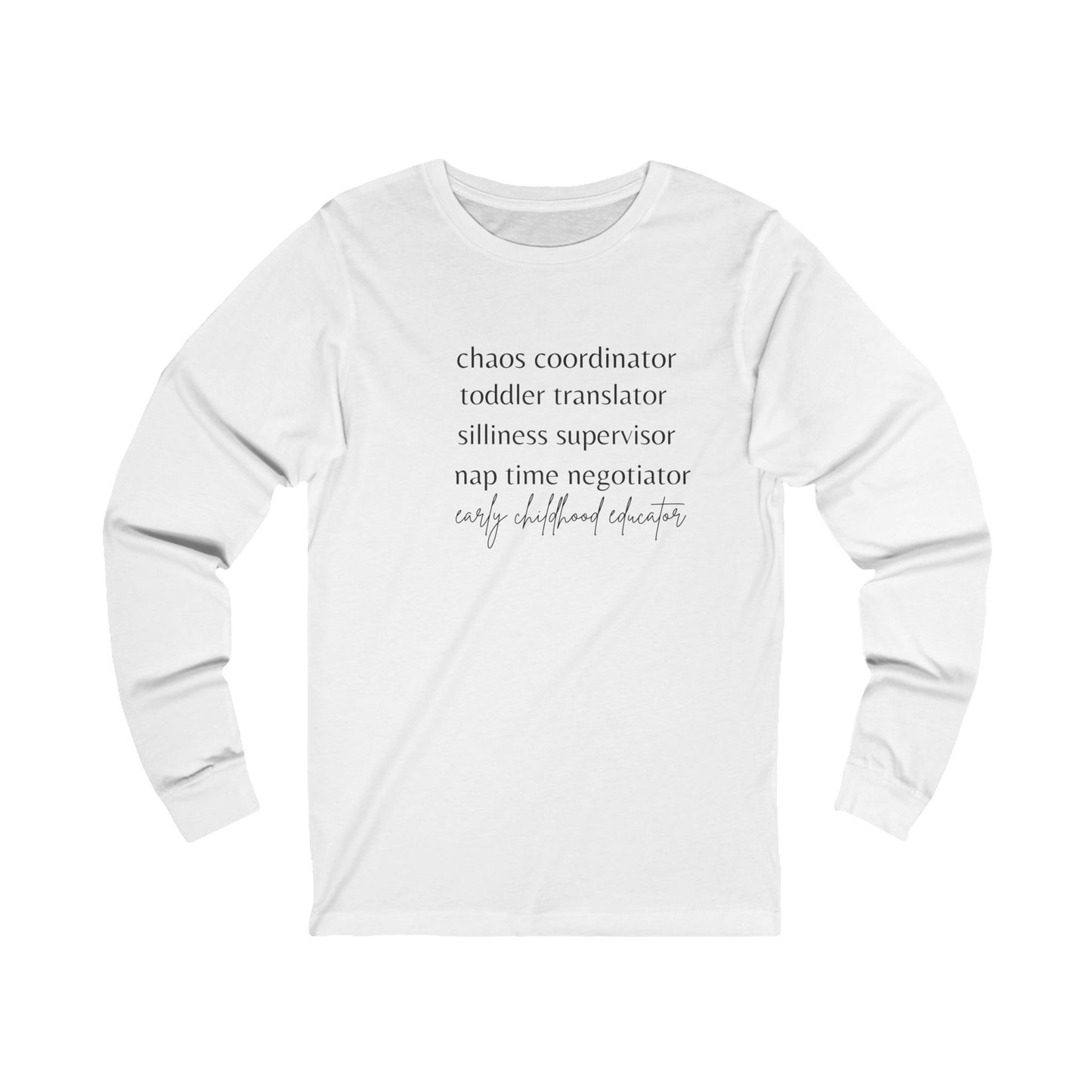 Unisex Jersey Long Sleeve Tee