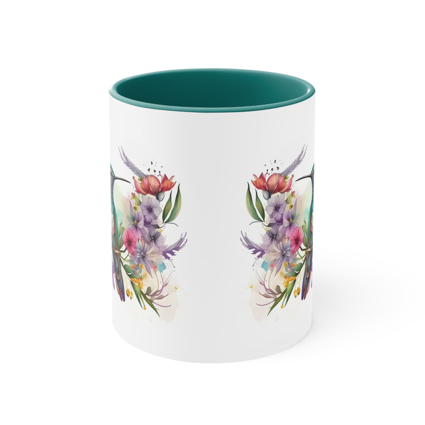 11oz Accent Mug- Hummingbird