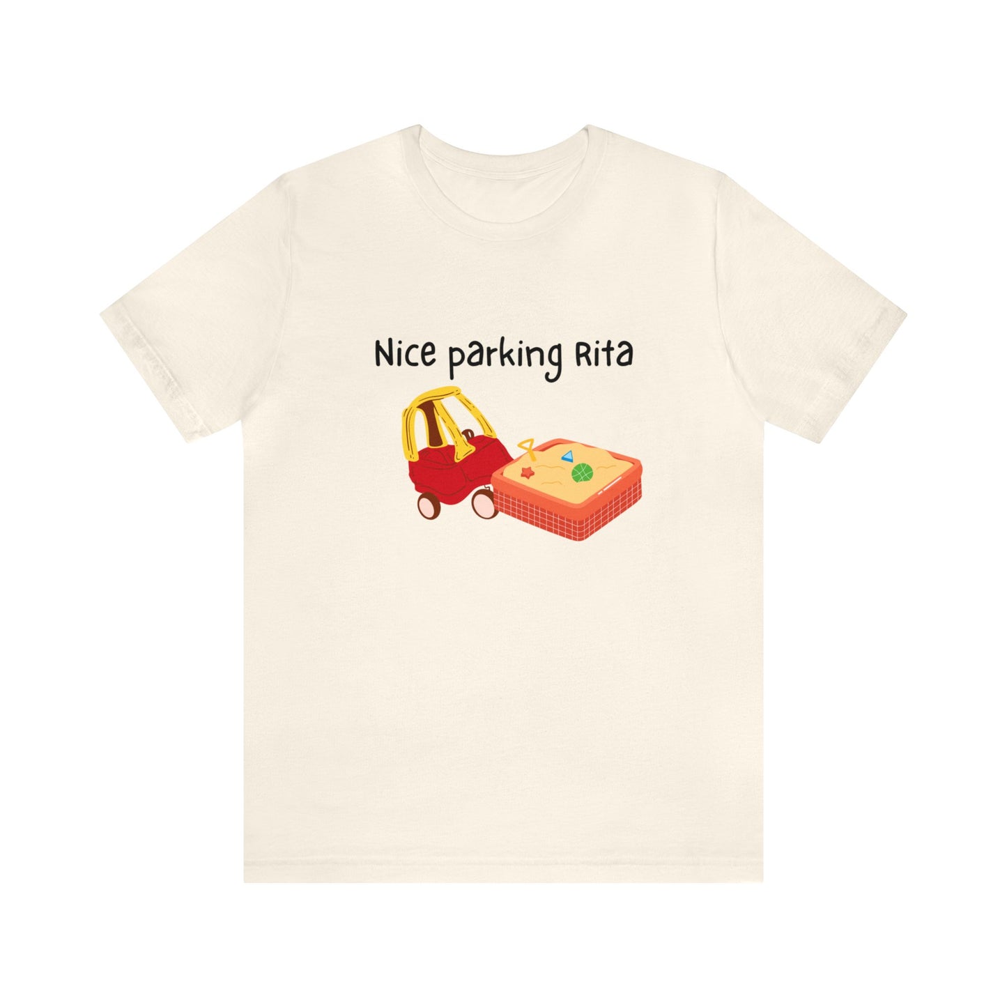 Unisex Jersey Short Sleeve Tee- Nice Parking Rita