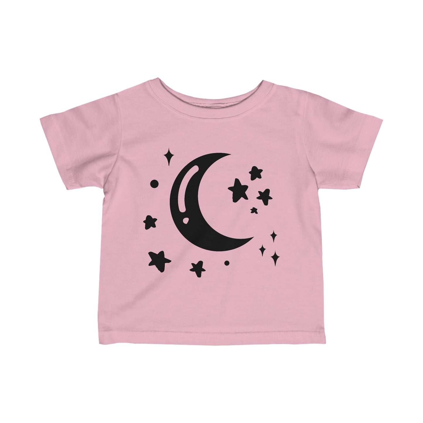 Infant Fine Jersey Tee- Moon and Stars