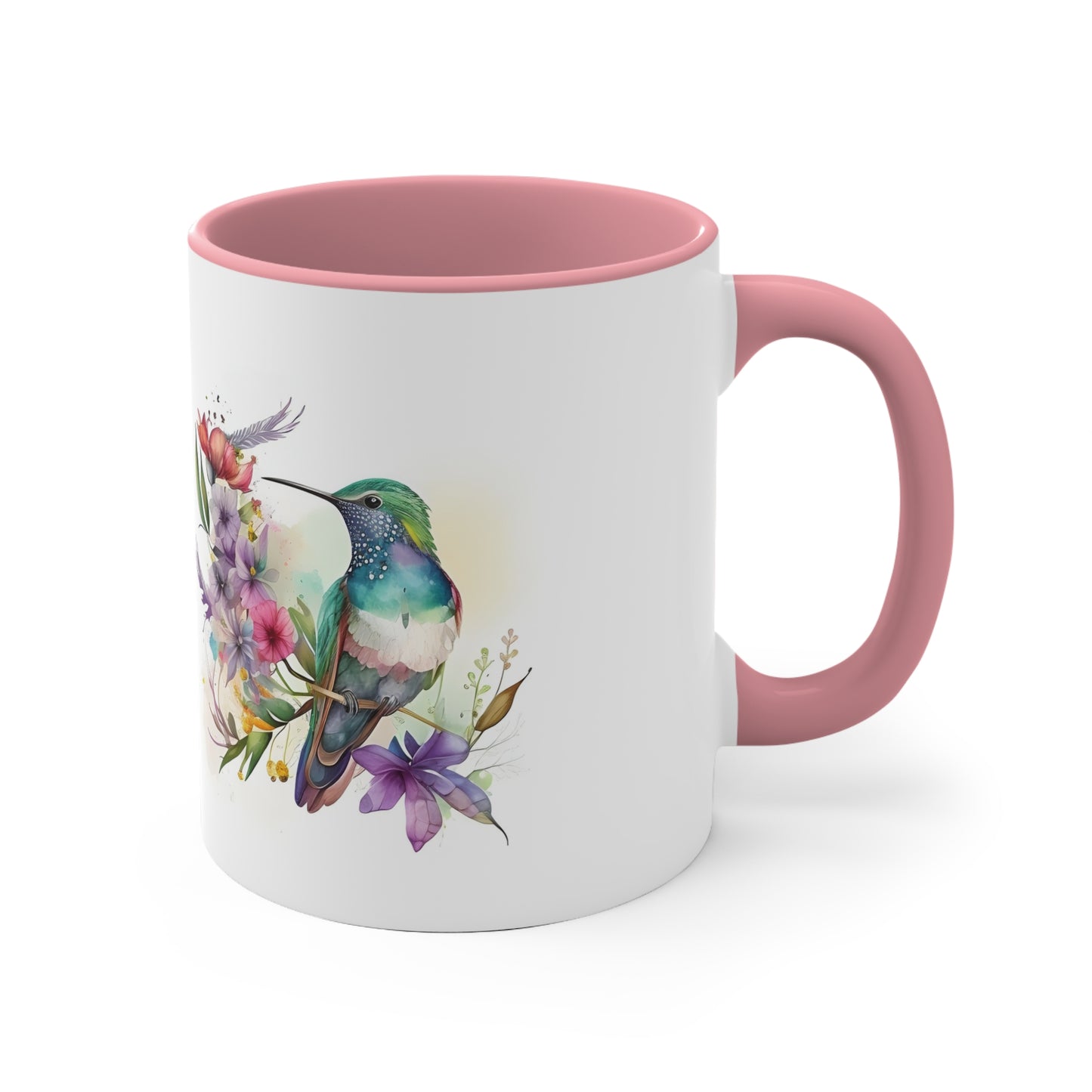 11oz Accent Mug- Hummingbird