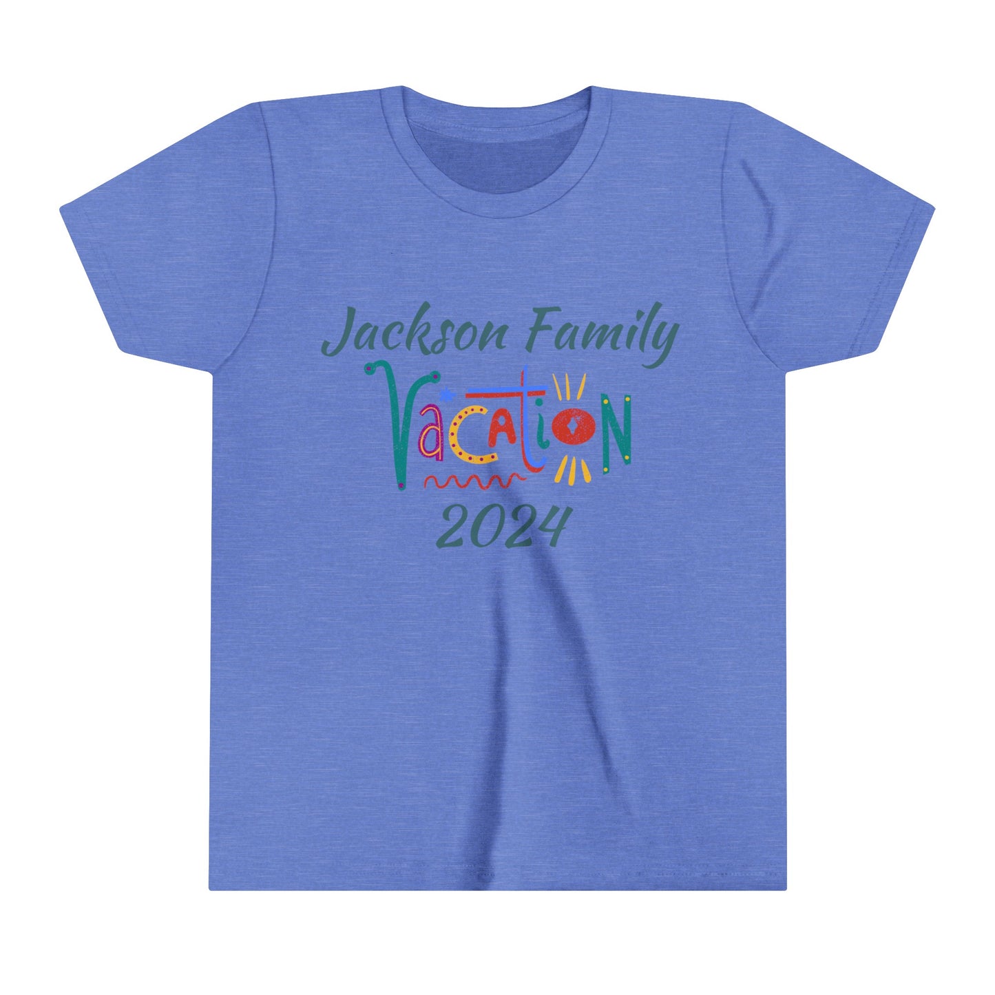 Family Vacation Youth Short Sleeve Tee