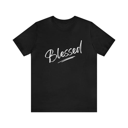 Unisex Jersey Short Sleeve Tee- Blessed