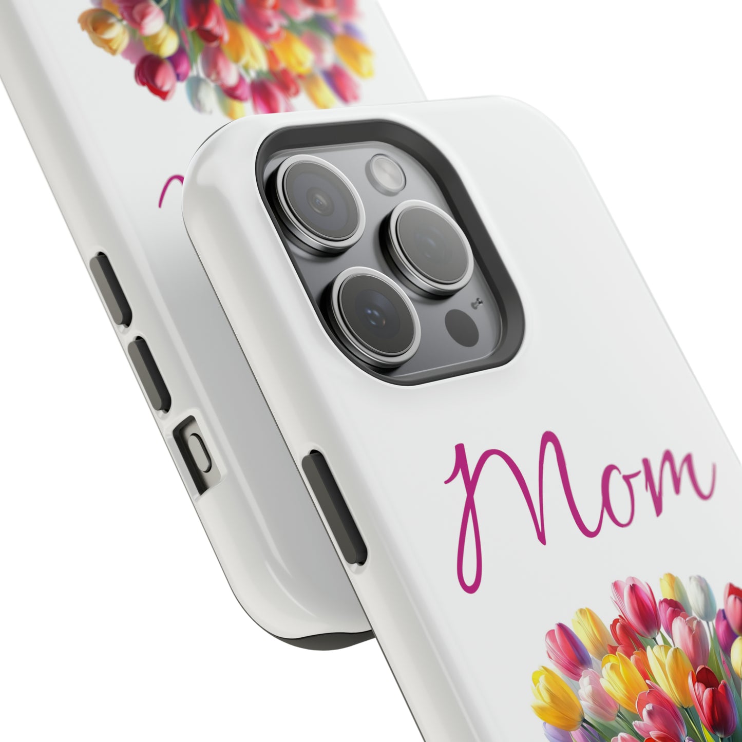 Impact-Resistant Cases- Multi color tulips for Mom