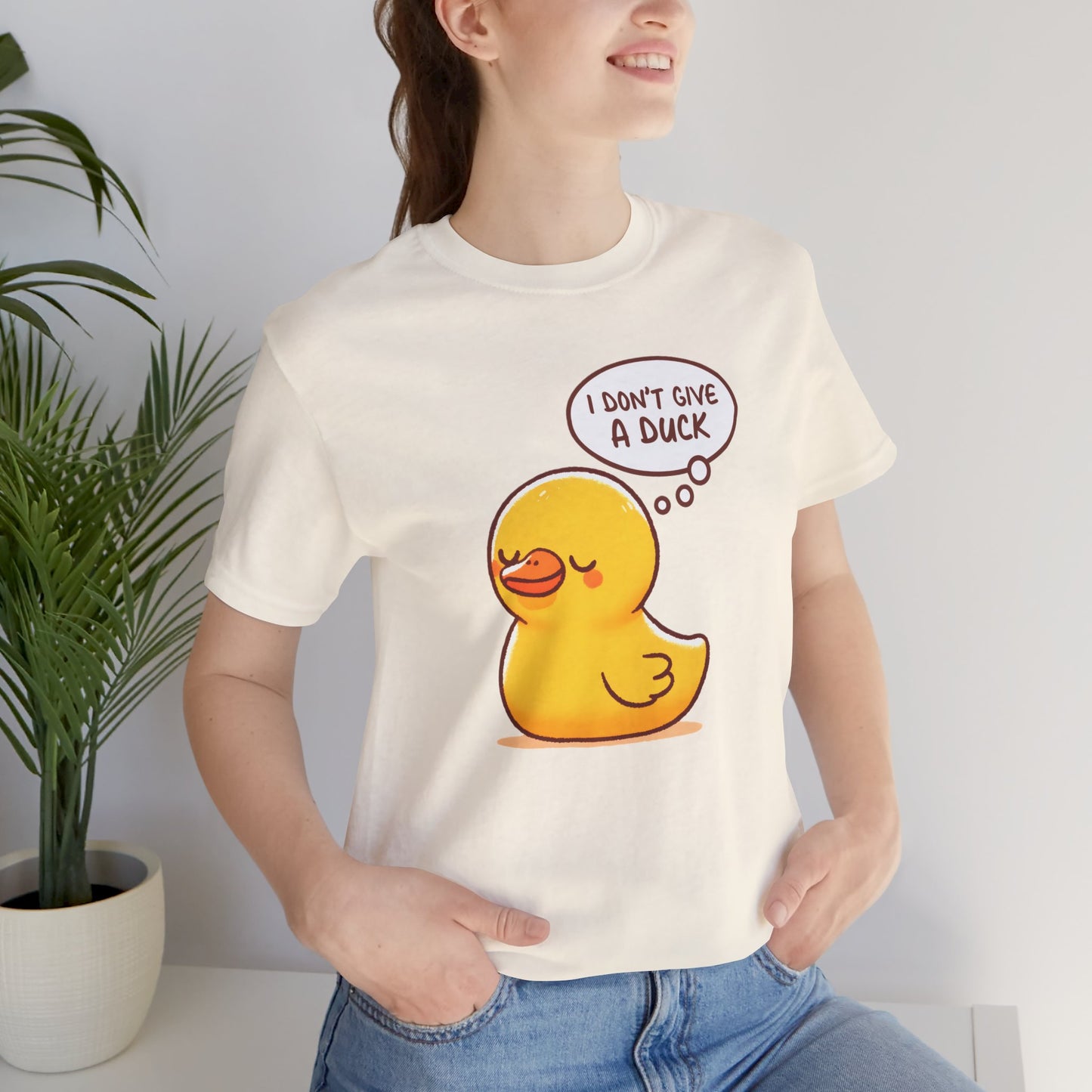 Give a Duck Unisex Jersey Short Sleeve Tee