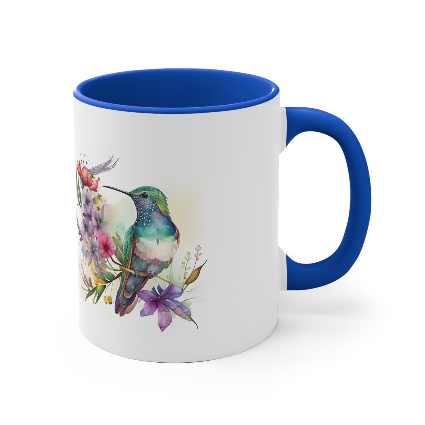 11oz Accent Mug- Hummingbird