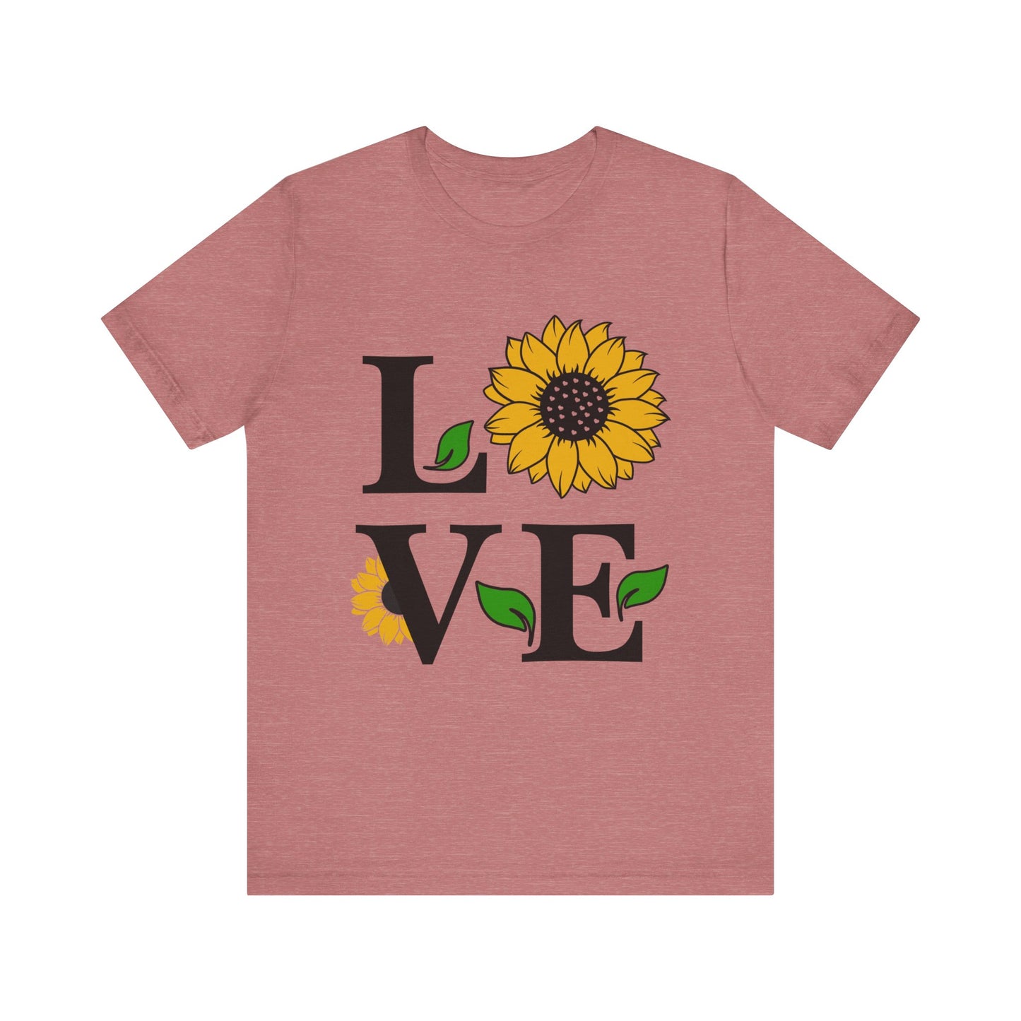 Unisex Jersey Short Sleeve Tee- Sunflower Love