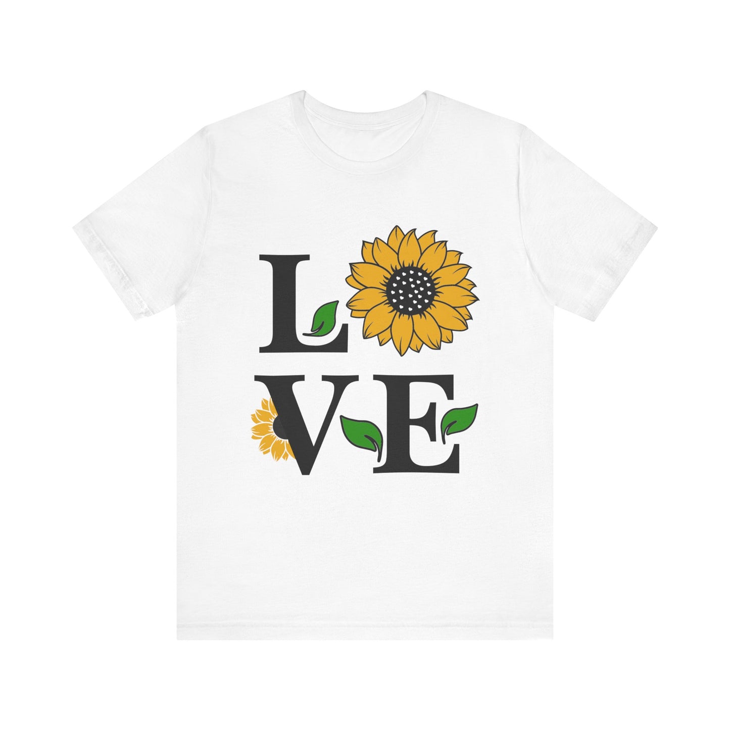 Unisex Jersey Short Sleeve Tee- Sunflower Love