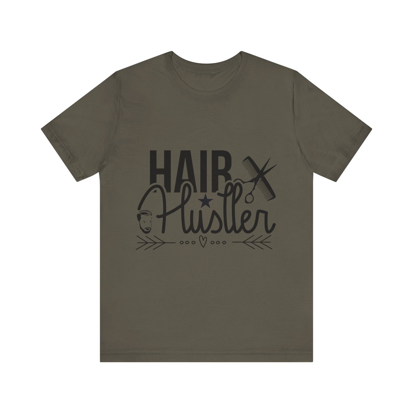 Unisex Jersey Short Sleeve Tee- Hair Hustler