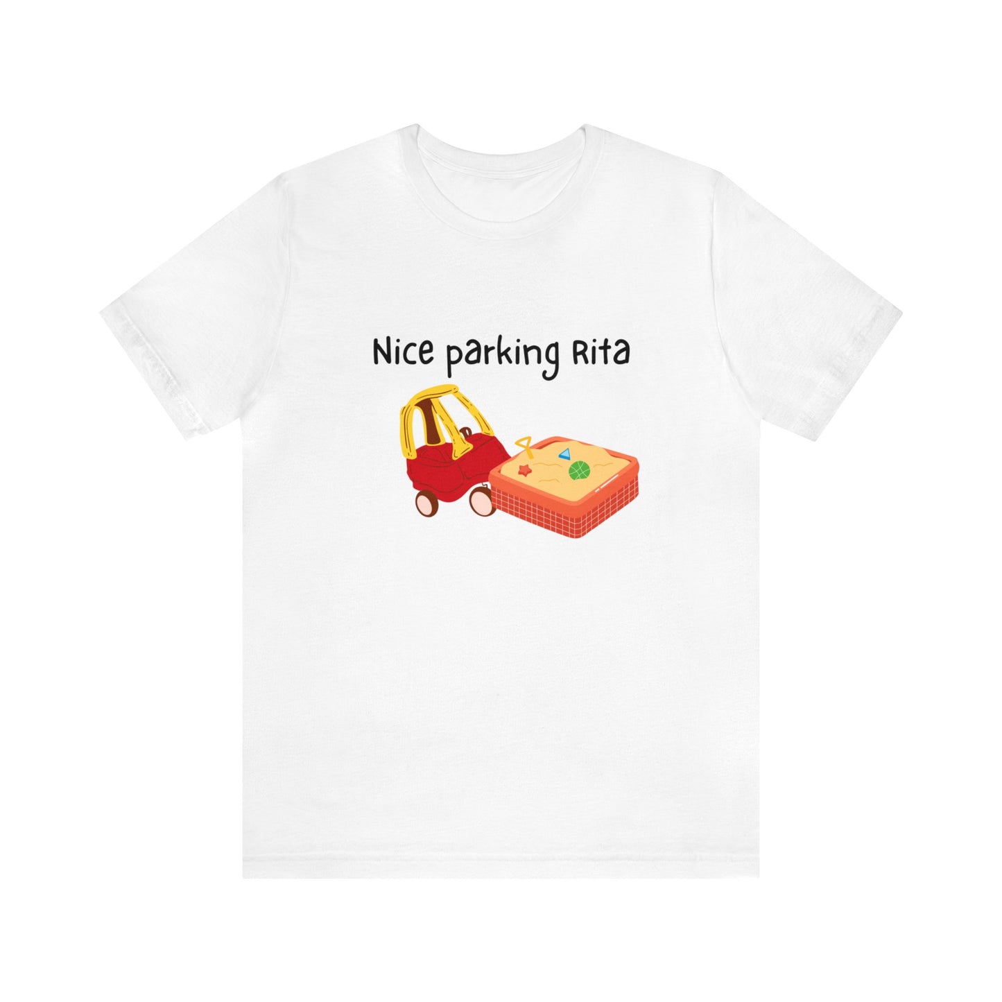 Unisex Jersey Short Sleeve Tee- Nice Parking Rita