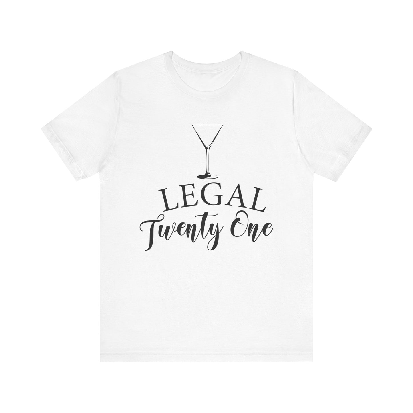 Unisex Jersey Short Sleeve Tee- Legal 21